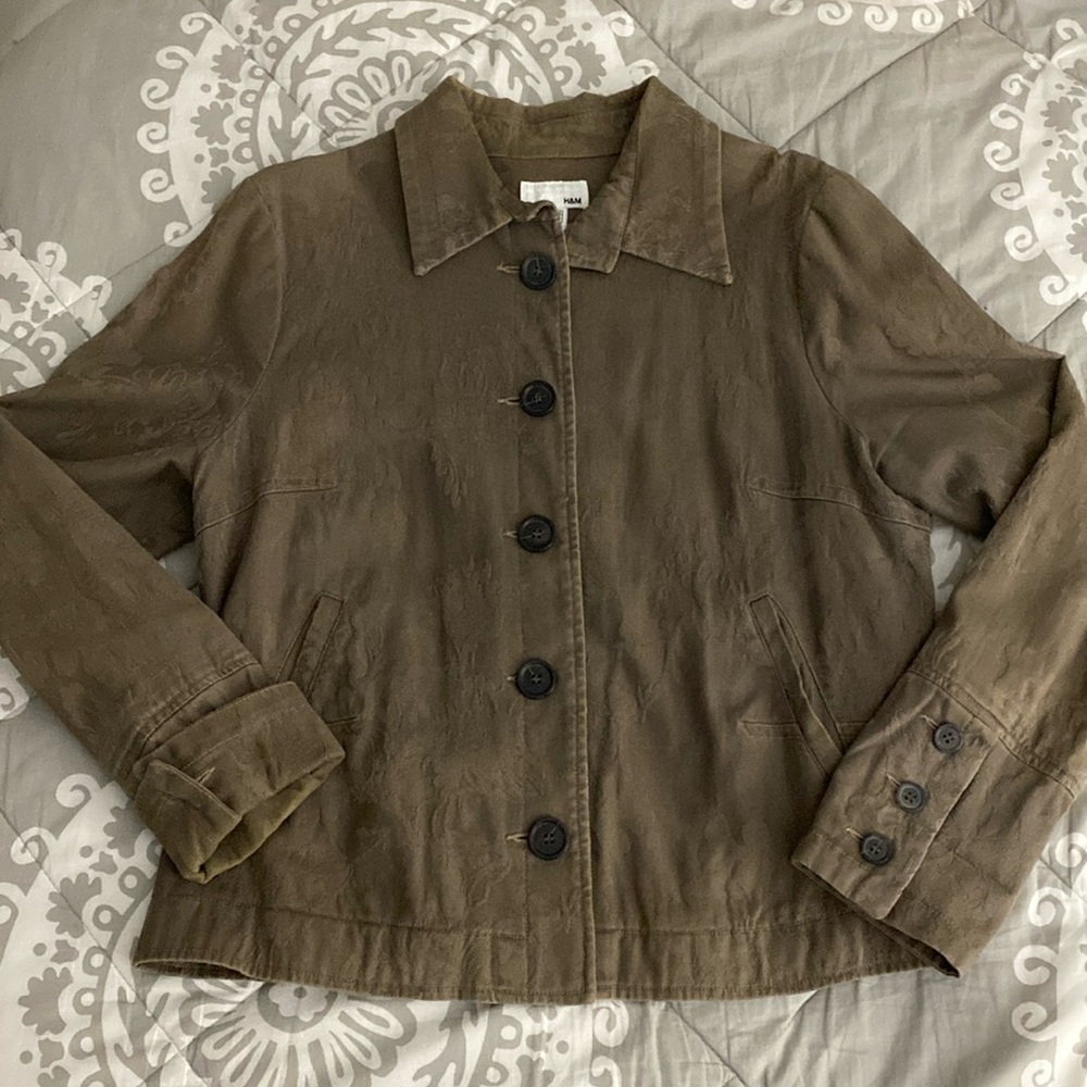 Beautiful H&M Floral Pattern Jacket